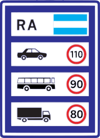 National speed limits (Argentina)