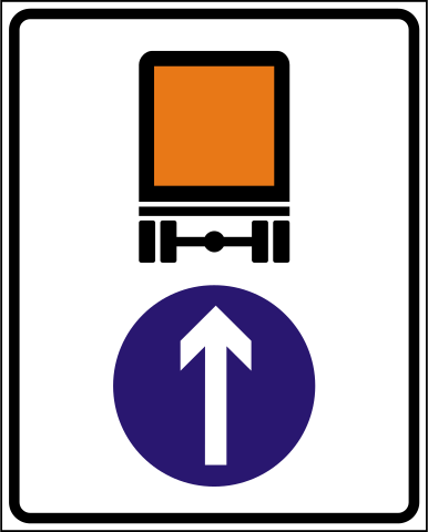 Route for dangerous goods (Hungary)