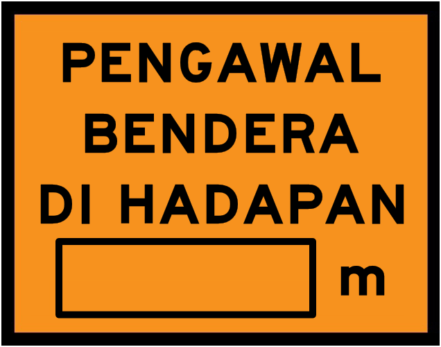 Flagger ahead (Malaysia)