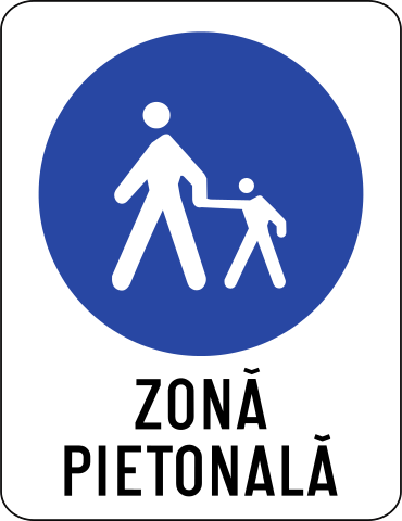 Pedestrian zone (Romania)