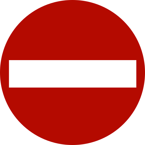 No entry (Saudi Arabia)
