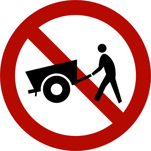 No handcarts (Saudi Arabia)