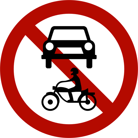 No motor vehicles (Saudi Arabia)